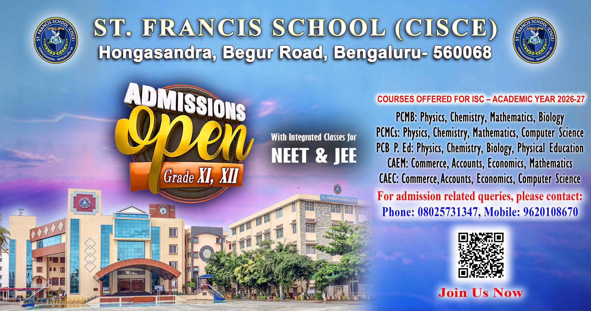 ISC Admission 2026-27